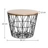 Buy Basket Side table Black 58416 home delivery