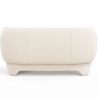 Buy 2/3 Seater Sofa - Upholstered in Bouclé Fabric - Janko White 61252 - in the EU