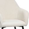 Buy Upholstered Dining Chair in Velvet - Saza Beige 61297 with a guarantee