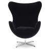 Buy Armchair with armrests - Fabric upholstery - Bold Black 13412 - in the EU