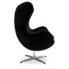 Buy Armchair with armrests - Fabric upholstery - Bold Black 13412 at MyFaktory