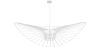 Buy Hanging Lamp Vertice - Metal - 140cm White 59884 - prices