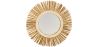 Buy Wall Mirror - Boho Bali Round Design (60 cm) - Tera Natural wood 60055 - in the EU