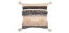 Buy Square Cotton Cushion in Boho Bali Style cover + filling - Ava Multicolour 60228 - in the EU