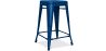 Buy Bistrot Metalix Stool Matte Metal - 60cm - New edition Dark blue 60324 at MyFaktory