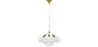 Buy Pendant lamp, globe chandelier in modern design, 9 glass globes - Plaus White 60405 - in the EU