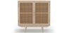 Buy Natural Wood Sideboard - Boho Bali Design - 2 doors -  Wada Natural 60510 - in the EU