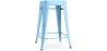 Buy Bar Stool Bistrot Metalix Industrial Design Metal - 60 cm - New Edition Pastel blue 60122 home delivery