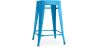 Buy Bar Stool Bistrot Metalix Industrial Design Metal - 60 cm - New Edition Turquoise 60122 in the Europe
