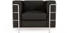 Buy Design Armchair - Upholstered in Vegan Leather - Bour Black 60657 - in the EU