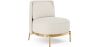 Buy Designer Armchair - Upholstered in Bouclé Fabric - Sabah White 61015 - in the EU