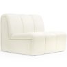 Buy Straight Module Sofa - Upholstered in Bouclé Fabric - Barkleyn White 61249 - in the EU