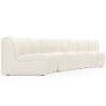 Buy Modular Sofa - Upholstered in Bouclé - 3 Modules - Barkleyn White 61309 - in the EU