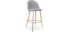 Buy Fabric Upholstered Stool - Scandinavian Design - 76cm - Bennett Light grey 59356 at MyFaktory