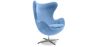 Buy Armchair with armrests - Fabric upholstery - Bold Light blue 13412 at MyFaktory