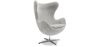 Buy Armchair with armrests - Fabric upholstery - Bold Light grey 13412 home delivery