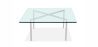 Buy City Coffee Table - Square - 12mm Glass  Steel 13307 - in the EU