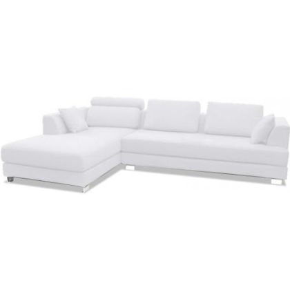 Buy Duve  Design Sofa (3 seats) - Right Angle - Fabric White 16613 - in the EU 