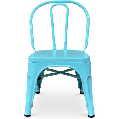 Buy Bistrot Metalix Kid Chair - Metal Turquoise 59683 in the Europe 