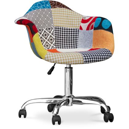 Buy Emery Office Chair - Patchwork Patty  Multicolour 59867 home delivery 