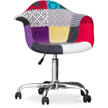 Buy Emery Office Chair - Patchwork Ray  Multicolour 59869 - in the EU 