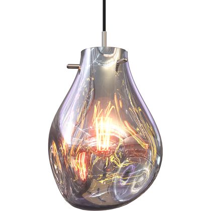 Buy Glass pendant lamp - Nerva Silver 60395 in the Europe 