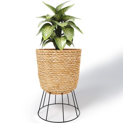 Buy Round Floor Planter - Boho Style - 46 CM - Pert Natural 61241 in the Europe 
