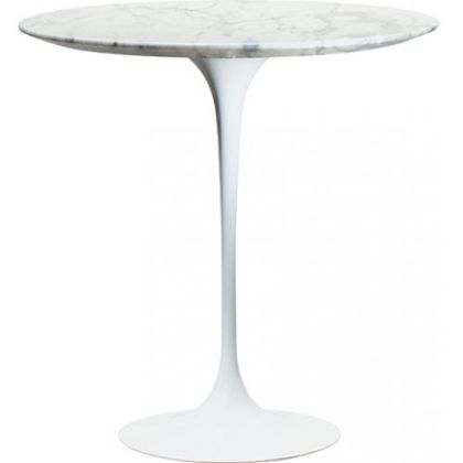 Buy Tulip Coffee Table in Marble - 50cm Black 15420 home delivery 