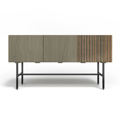 Buy Wooden Sideboard - Vintage Design - 2 doors - Zesnar Grey 60376 - in the EU