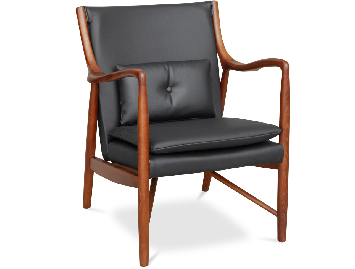 Buy Scandinavian design 45 Armchair Black 58424 in the Europe