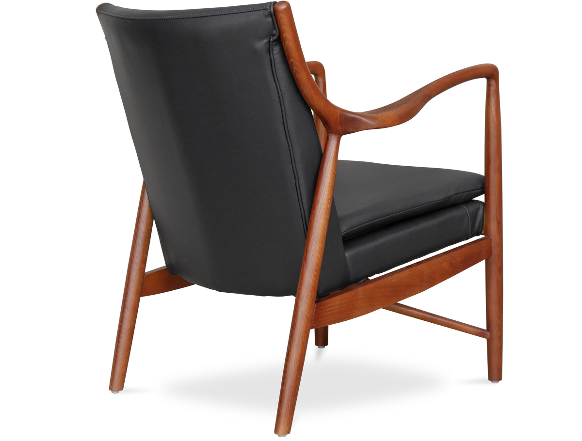 Buy Scandinavian design 45 Armchair Black 58424 with a guarantee