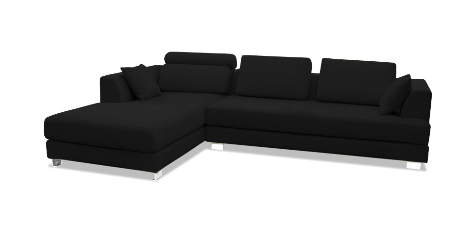 Buy Duve  Design Sofa (3 seats) - Right Angle - Fabric White 16613 - in the EU
