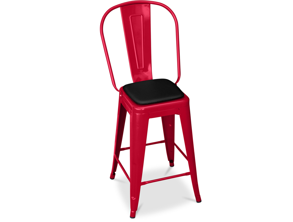 Buy Square Cushion for Bistrot Metalix stool Black 58992 - in the EU