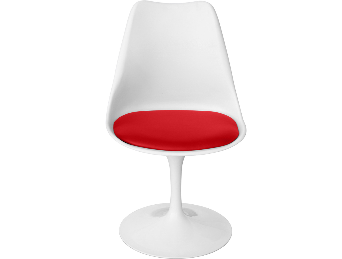 Buy Dining Chair - White Swivel Chair - Tulipa Red 59156 - prices