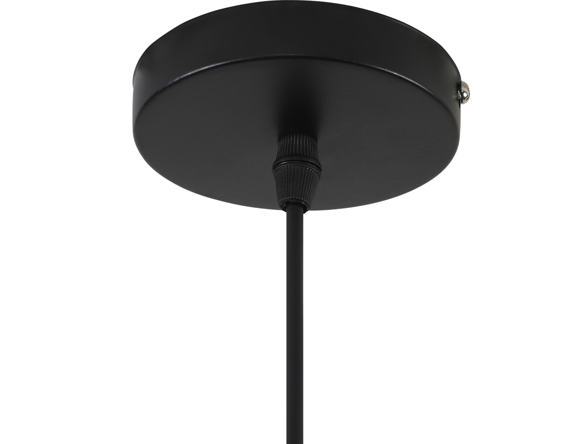 Buy Edda Scandinavian pendant lamp - Wood and metal Black 59308 in the Europe
