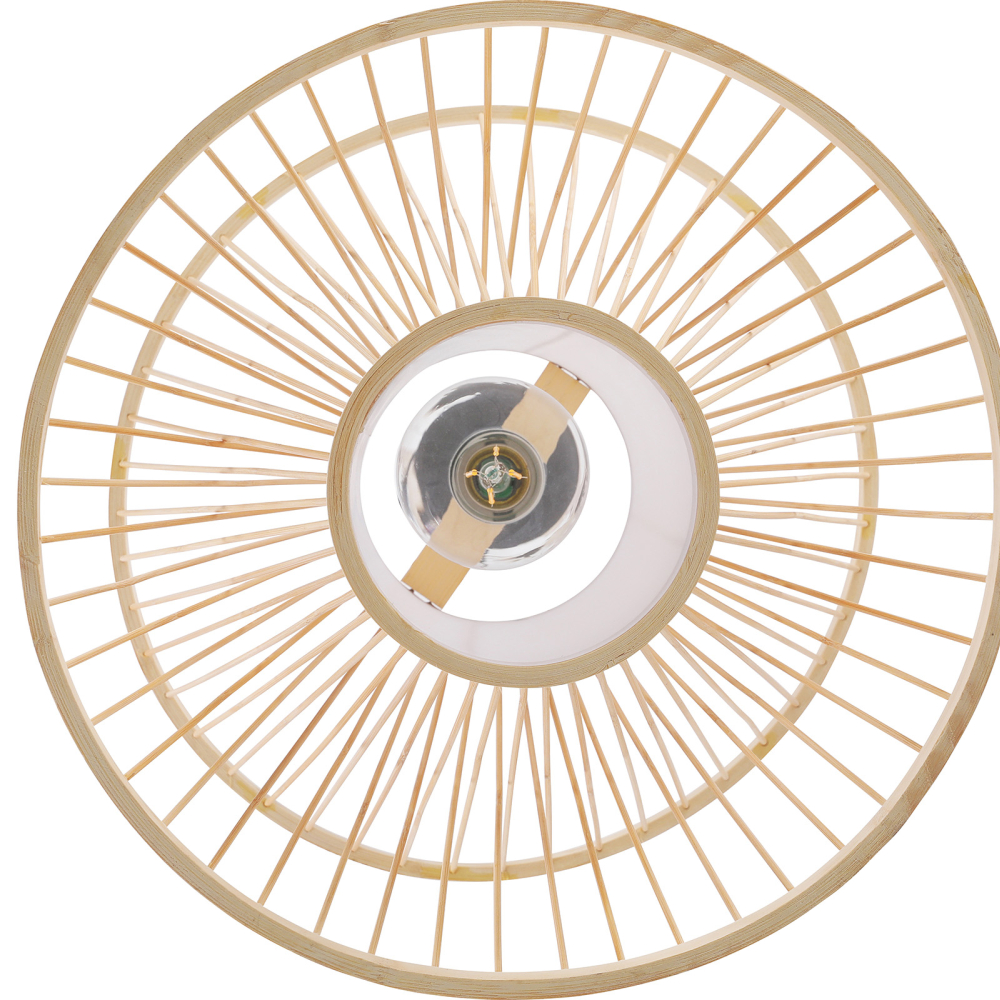 Buy Bamboo Pendant Light Design Boho Bali - Panma Natural wood 59850 in the Europe