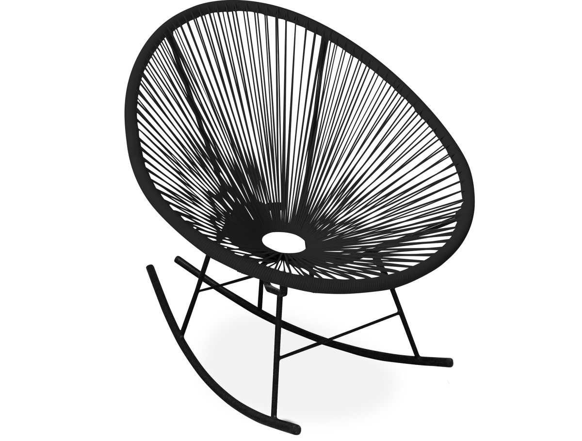 Buy Acapulco Rocking Chair - Black legs - New edition Green 59901 - in the EU