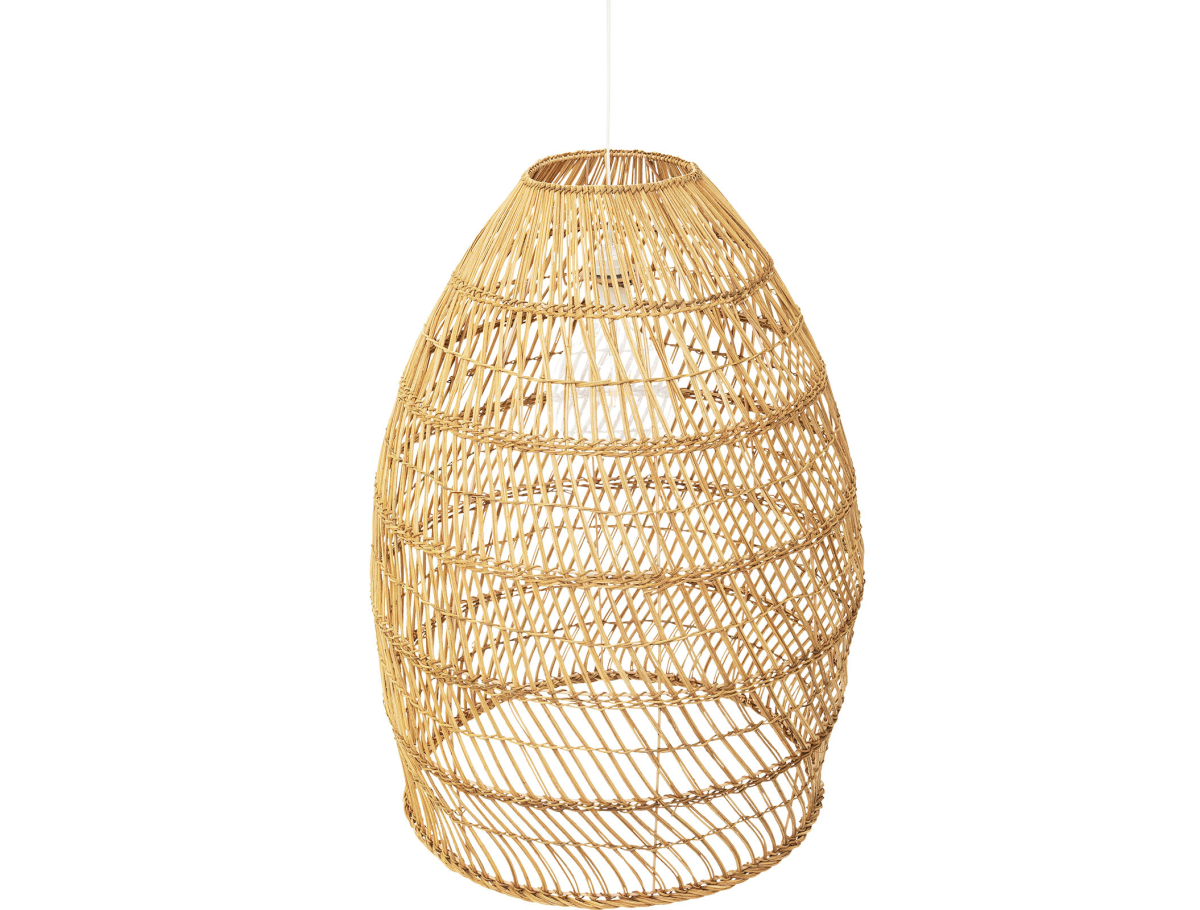 Buy Hanging Lamp Boho Bali Design Natural Rattan - Tuyen Natural wood 60036 at MyFaktory