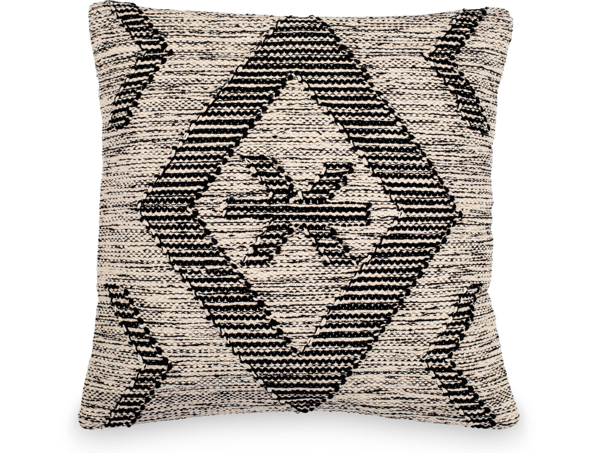 Buy Square Cotton Cushion in Boho Bali Style cover + filling - Rose Black 60192 - in the EU