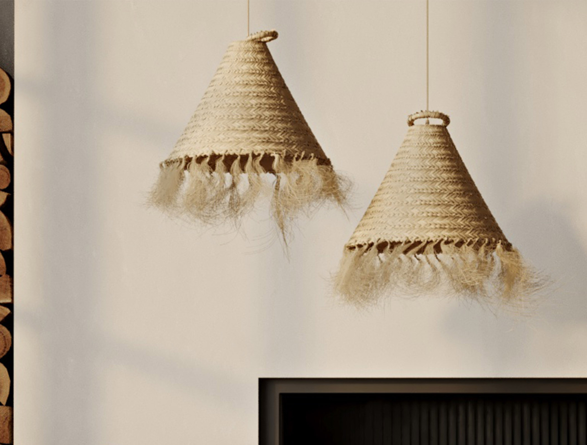 Buy Pendant Lamp Shade, Boho Bali Style - Deya Natural 60486 - in the EU