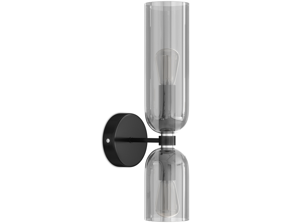 Buy Lamp Wall Light - Crystal and Metal - Hat Smoke 60523 in the Europe