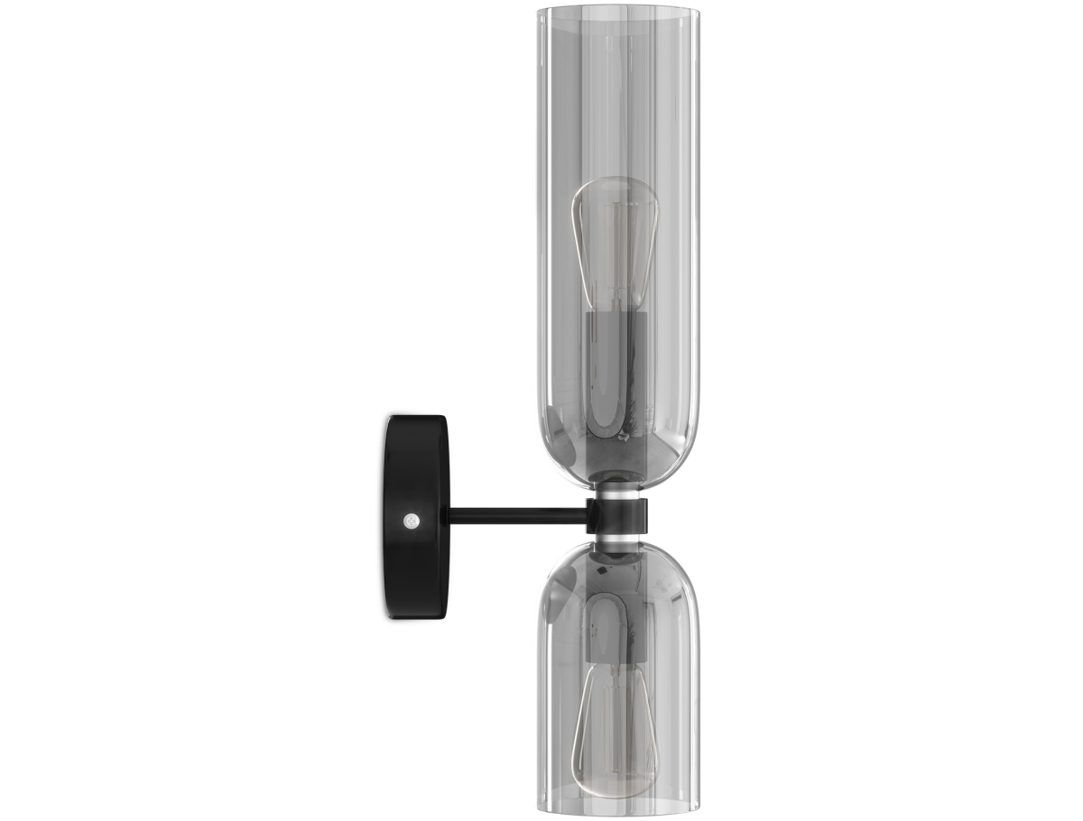 Buy Lamp Wall Light - Crystal and Metal - Hat Smoke 60523 home delivery