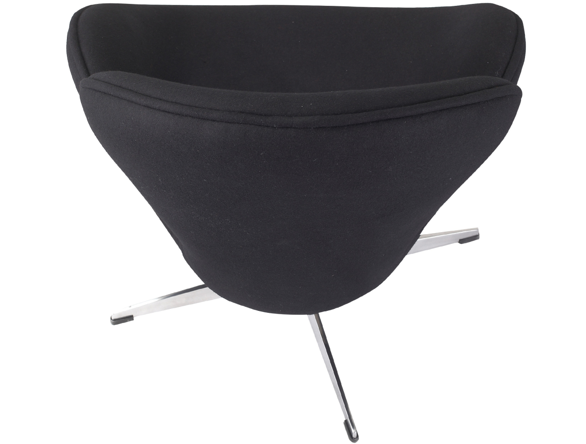 Buy Armchair with armrests - Fabric upholstery - Svinia Black 13662 home delivery