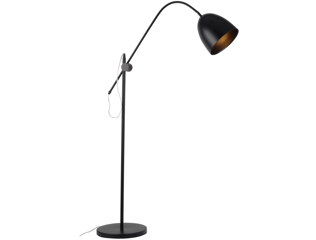 Buy Floor Lamp BI 3 - Chrome Steel Black 16329 in the Europe