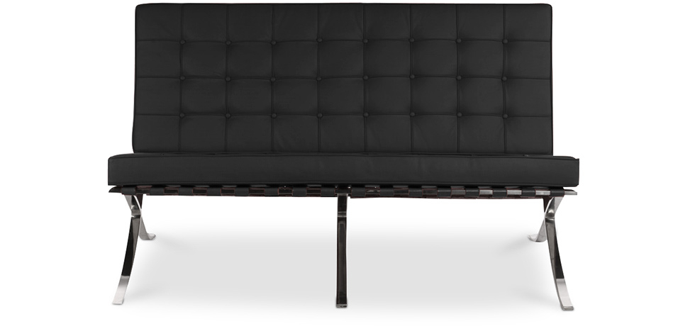 Buy City Sofa (2 seats) - Premium Leather Black 13263 - in the EU