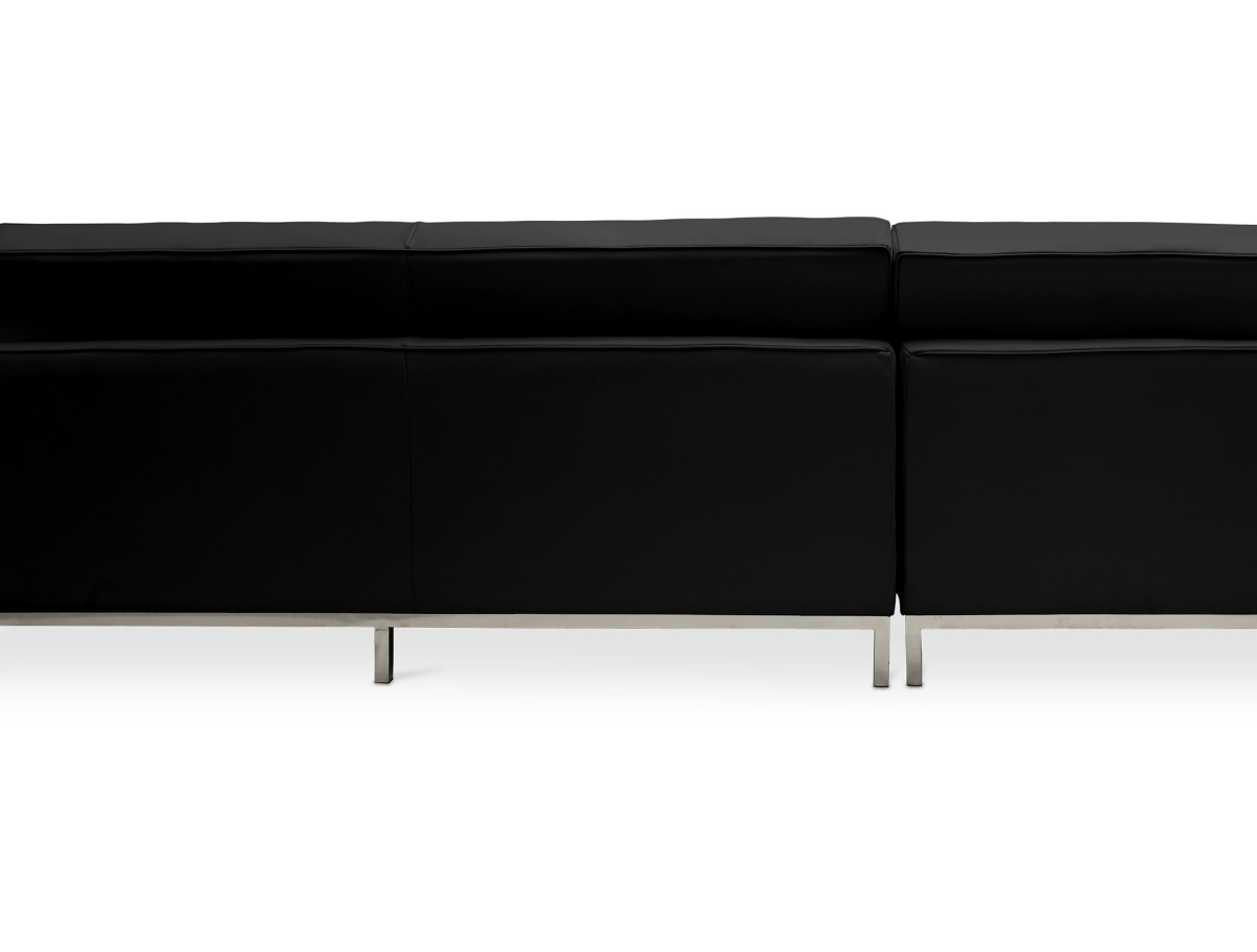 Buy Design Corner Sofa Kanel - Left Angle - Premium Leather Black 15186 in the Europe