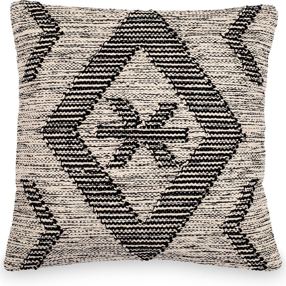  Buy Square Cotton Cushion in Boho Bali Style cover + filling - Rose Black 60192 - in the EU