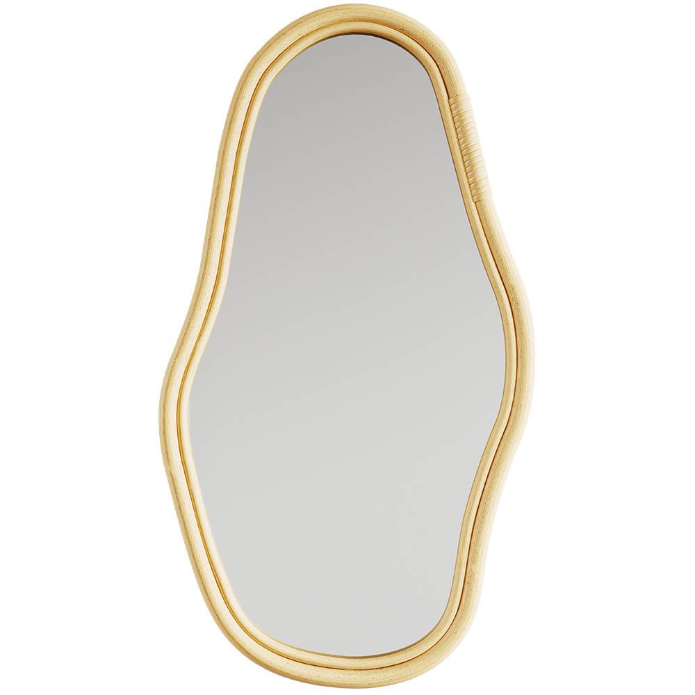  Buy Wall Mirror in Rattan - 71 CM - Verai Natural 61227 - in the EU