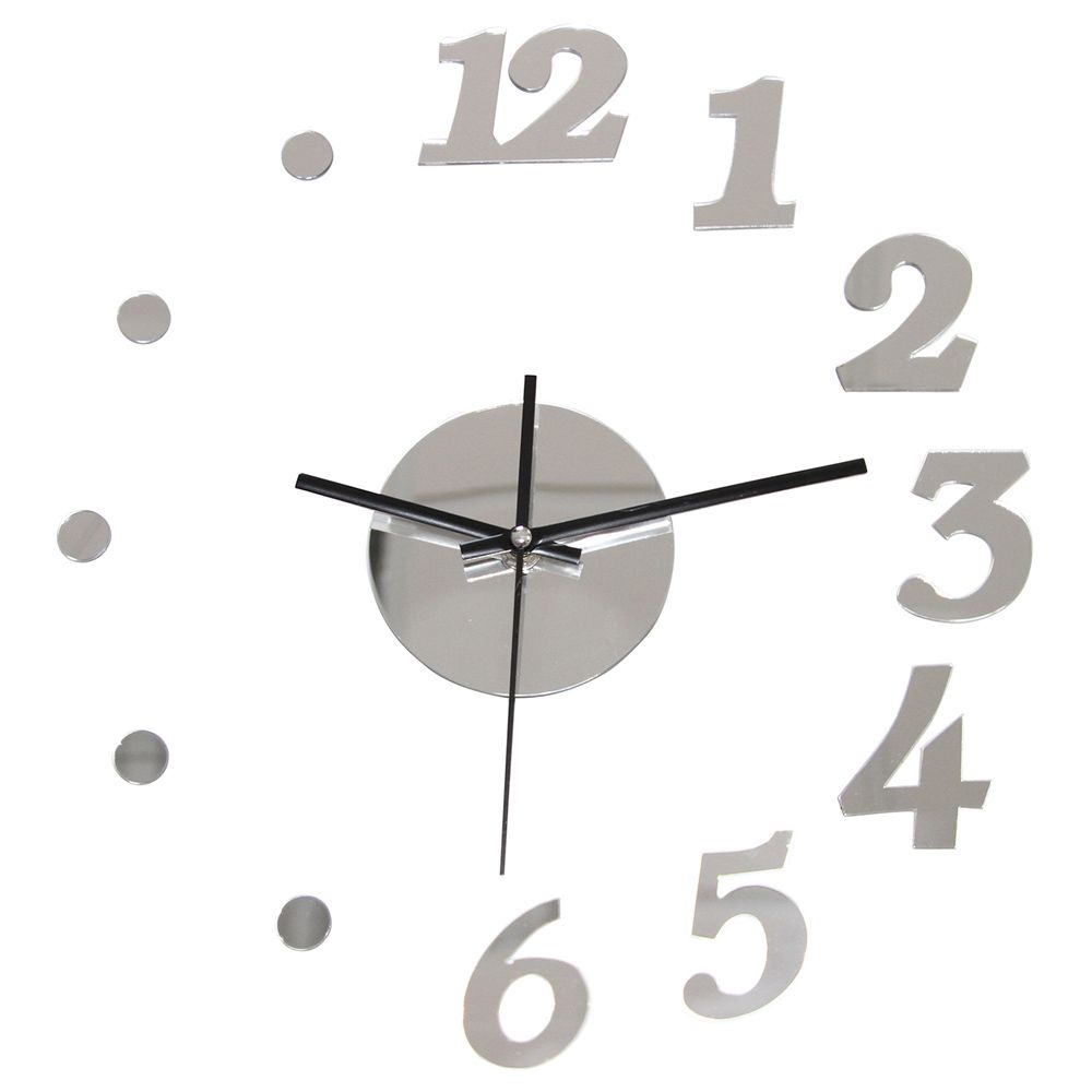  Buy Half Way Wall Clock Silver 58202 - in the EU
